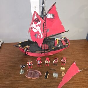 Play Mobile Pirate Ship Playset with Figures